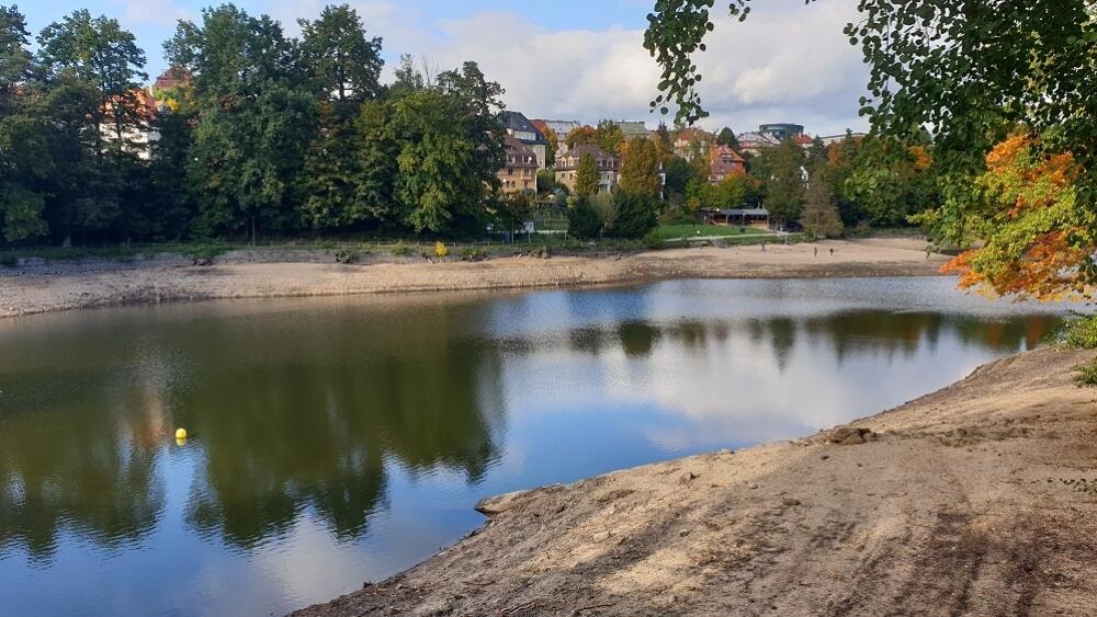 Vypuštěná přehrada, archivní foto